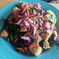 Harvest Bowl - not my favorite but it's good at Laughing Planet - Blair Blvd in Eugene