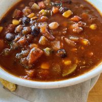 Vegan chili  at Laughing Planet - Blair Blvd in Eugene
