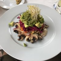 Raw vegan salad at EcoCentro in Ibiza