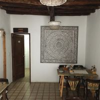 Toilet & some of the inside seating  at EcoCentro in Ibiza