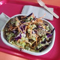 Meatball nachos at Listo Burritos in Manchester