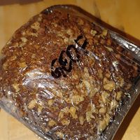 Vegan coffee cake with walnuts at Sweet Life Patisserie - Monroe St in Eugene