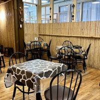 Interior dining  at Queen of Sheba in Spokane