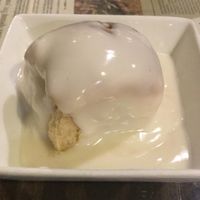 Vegan dessert option at Queen of Sheba in Spokane