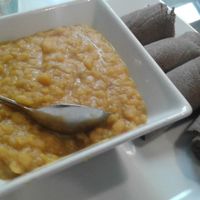 Yellow Split peas  at Queen of Sheba in Spokane