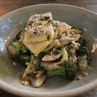 Tofu penne (vegan) at Dandy's Organic Cafe in Hong Kong Island