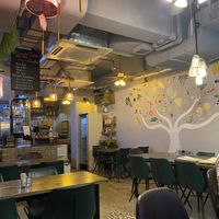 Cosy interior at Dandy’s  at Dandy's Organic Cafe in Hong Kong Island