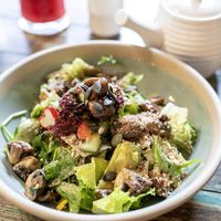 Vegan salad  at Dandy's Organic Cafe in Hong Kong Island