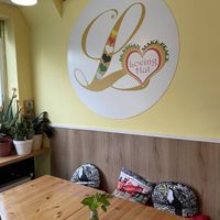 Cozy place at Loving Hut in Amsterdam