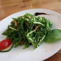 zeewier salad at Loving Hut in Amsterdam