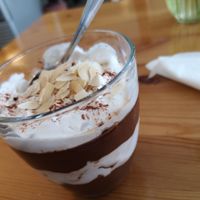 Tiramisu at Loving Hut in Amsterdam