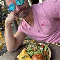 Vegetarian meal   at Holy Donut in Kaunas