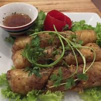 vegetable spring roll  at May Taste in Hanoi