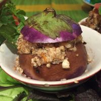 secret garden of eggplant! at May Taste in Hanoi