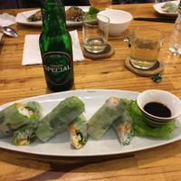 rice paper rolls at May Taste in Hanoi