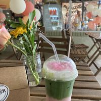 Matcha 🍵 & Rose 🌹   at Parlour Vegan Bakery in Plantation