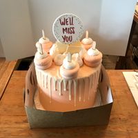 Chocolate and orange cake at Parlour Vegan Bakery in Plantation