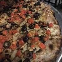 Vegan pizza  at Versalia Pizza in Spokane