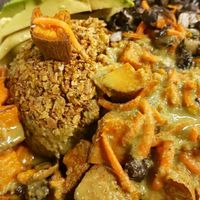 taco bowl with added sweet potatoes at Nourish in Gilbert