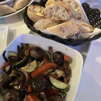 Grilled veggies for mezze plate   at Cafe Menta in Vienna