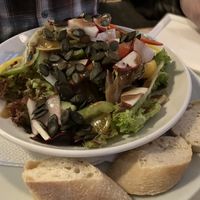 Salad  at Cafe Menta in Vienna