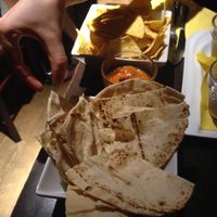 Lebanese bread  at Le Dernier Bar avant la Fin du Monde in Paris