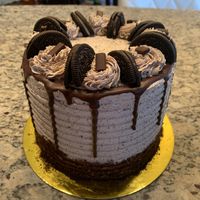 Cookies and cream cake   at Vogue Cakes in Vancouver