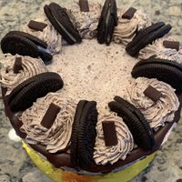 Cookies and cream cake  at Vogue Cakes in Vancouver