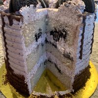 Cookies and cream cake  at Vogue Cakes in Vancouver