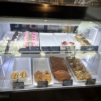 More cakes & savoury pastries like vegan Calezone! 😋   at Vogue Cakes in Vancouver