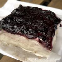 Blueberry Chez's ale  at Vogue Cakes in Vancouver