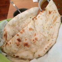 garlic naan, no yoghurt used!! at Green Mushroom in Newtown