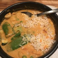 Vege korma at Green Mushroom in Newtown