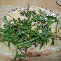 Hummus and funghi at Unter Freunden in Heidelberg