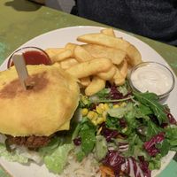 Burger mit tempeh  at Cafe Rost in Mannheim
