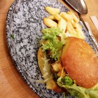 Beans Burger at Cafe Rost in Mannheim