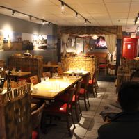 A photo of the main dining area before the back tent which seats up to 8 people. at Selam in Toronto