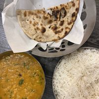 Dahl, rice and plain naan  at Kailash Parbat - Syed Alwi in Central Singapore