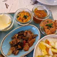 Bread spread at Cafe Einzigartig in Rothenburg Ob Der Tauber