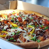 Zachos pizza at Apiecalypse Now Pizza and Snack Bar in Toronto