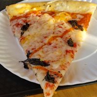 The Slayer (Basil, hot sauce, cheese) at Apiecalypse Now Pizza and Snack Bar in Toronto