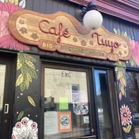 Outside   at Cafe Tuyo in Montreal