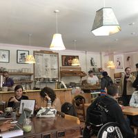 The cafe at Cafe Tuyo in Montreal