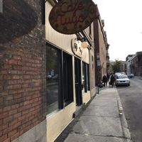 Outside at Cafe Tuyo in Montreal