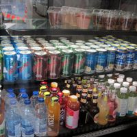 Beverage selection at Copper Branch - Rene Levesque in Montreal