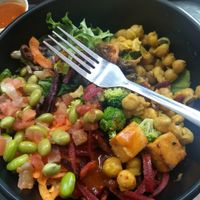 Asian salad at Copper Branch - Rene Levesque in Montreal