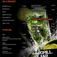 Menu at Grill.BAR in Amstetten