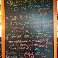 Menu at Schmegan - Food Truck in Stockholm