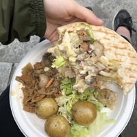 Nordic bowl (no mango sauce)  at Schmegan - Food Truck in Stockholm