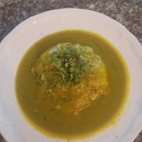 Buckwheat risotto with pumpkin sauce at Natural Efe Macrobiotic World in Phuket